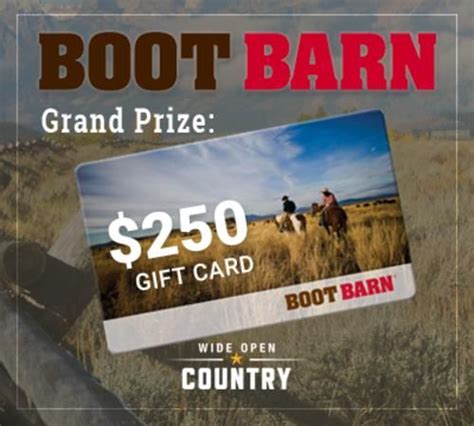 Boot Barn Gift Card Balance